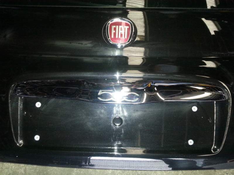 Portellone posteriore per Fiat new 500 2015 nero