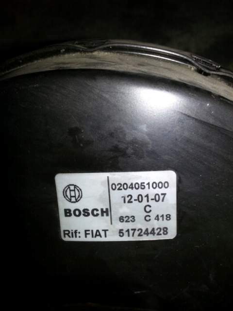 Servo freno originale Bosch per fiat panda del 2007