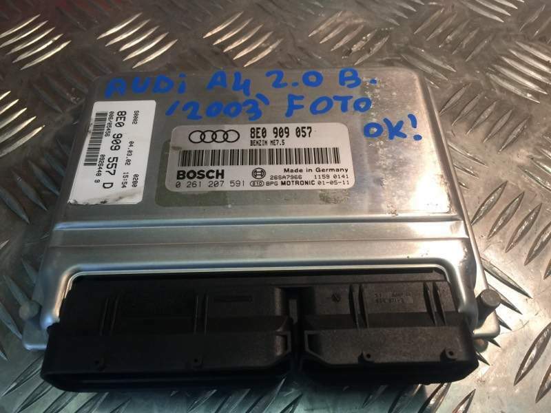 Centralina Audi A4 2.0 B. 2003 BOSCH 0261207591