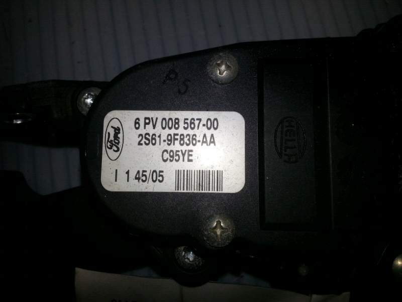 Pedale acceleratore per ford fiesta 1.4 tdci 3p del 2007