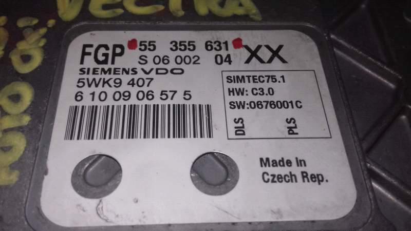 Centralina ECU Opel Vectra 1.8 Benzina 55355631 CEVU334