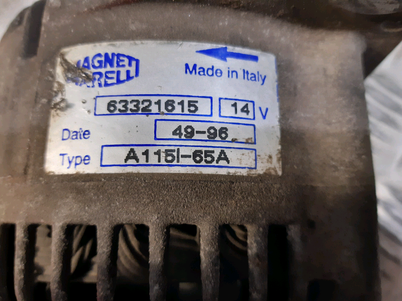 Alternatore Fiat punto 1.7d 1996 ALT496 63321615