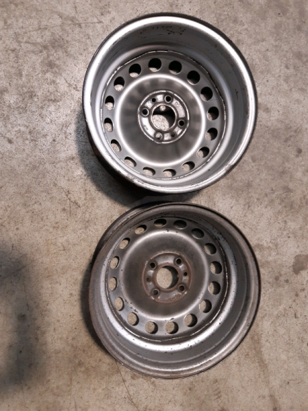 N.2 cerchi in ferro 14&quot; Fiat punto 2005 5,5jx14H2