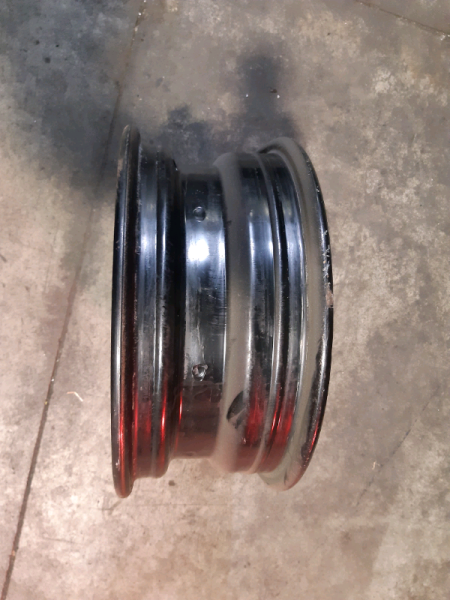 N.4 cerchi in ferro 14&quot; 4 fori Citroen 5,5jx14H2 ET24