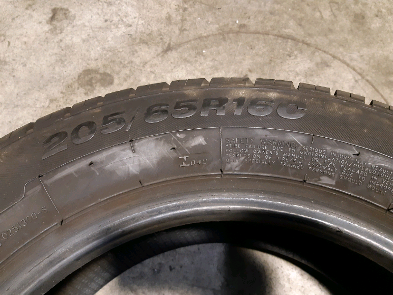 N.2 gomme da carico Runway 205 65R16C GOMMUS190