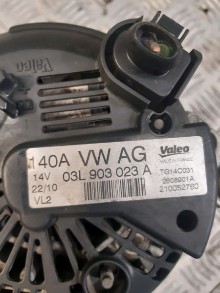 Alternatore VW golf 6 1.6TDI &#039;2012&#039; 03L903023 ALT664