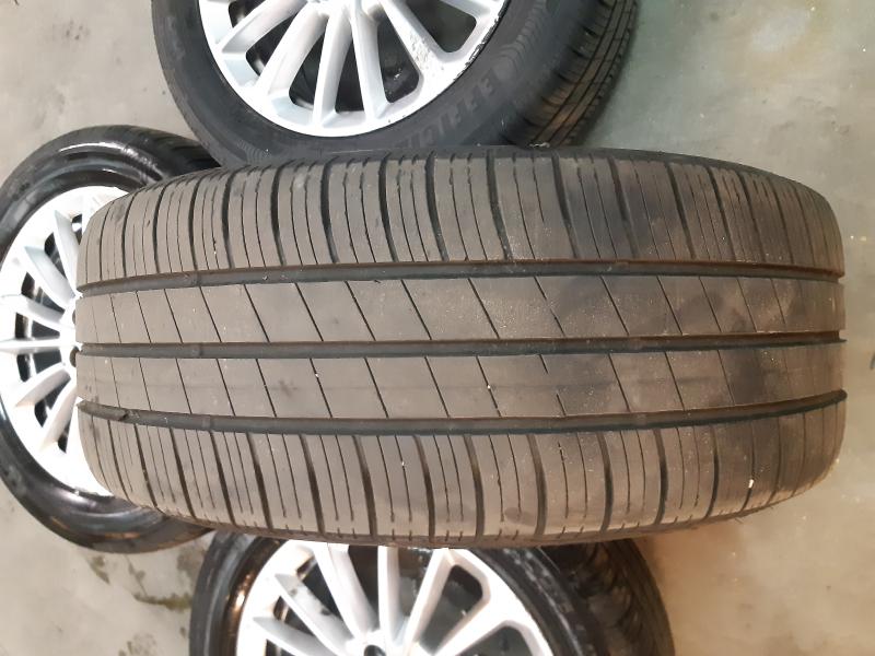 N.4 CERCHI IN LEGA PIÙ GOMME ESTIVE GOODYEAR FIAT TIPO 1.6MJ 2021 205 / 55 R16 91V DOT 1421 6.5JX16H2 GOMMUS311