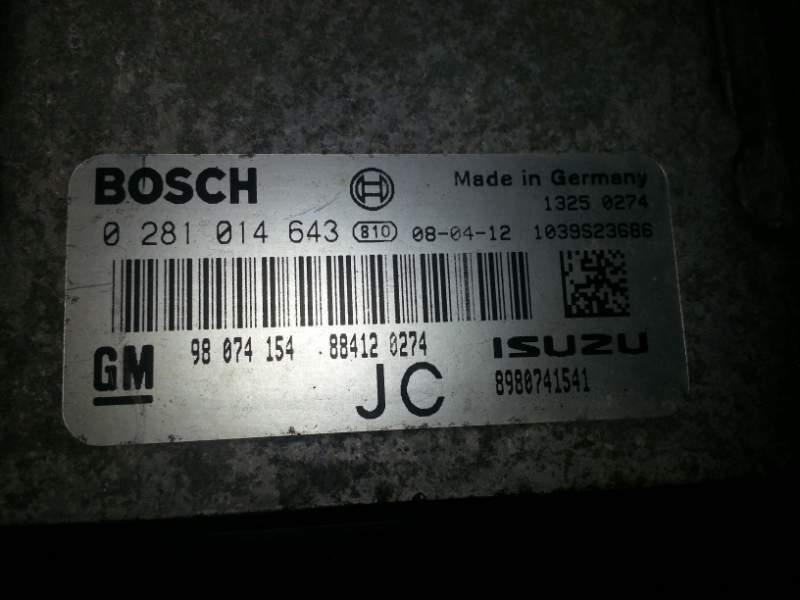 Centralina opel 1.7 CDTI BOSCH 0281014643