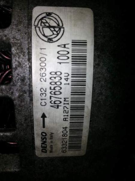 Alternatore usato Fiat punto 1.9 jtd 46765838 - 63321804