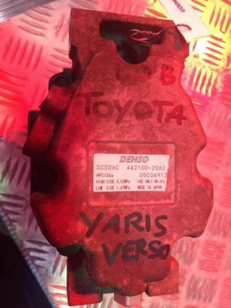 Compressore clima Toyota Yaris verso 1.3 benz 442100-2062