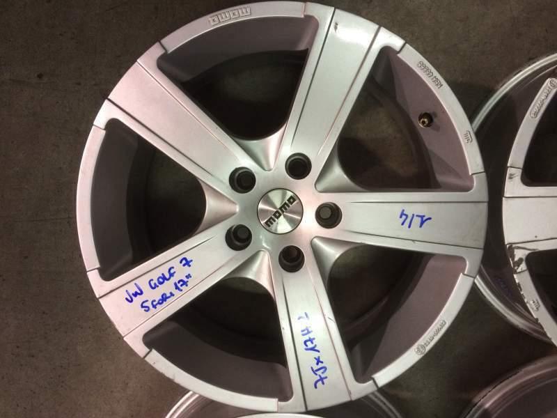 Cerchi in lega n.4 MOMO 17&quot; 5 fori VW GOLF 7 - 7Jx17H2