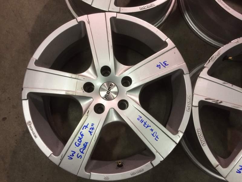 Cerchi in lega n.4 MOMO 17&quot; 5 fori VW GOLF 7 - 7Jx17H2