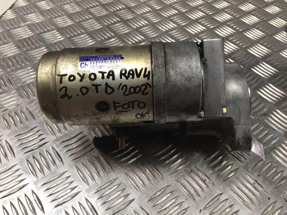 Motorino AVVIAMANTO TOYOTA RAV4 2.0 TD &quot;2002&quot; 28100-64430 MA315