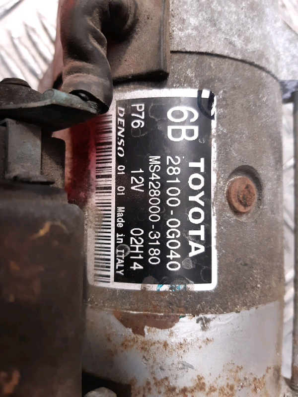 Motorino avviamento Toyota rav 4 2.2td MA021 28100-0G040