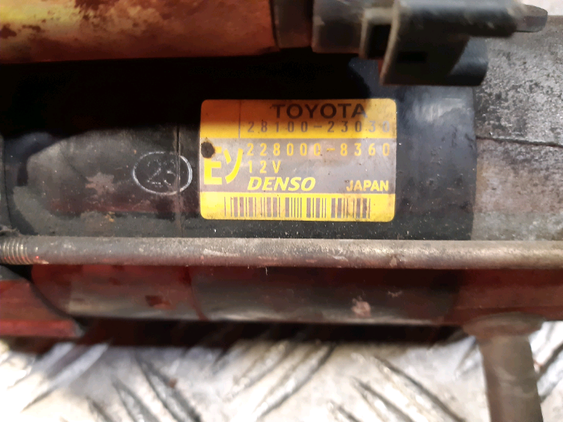 Motorino avviamento Toyota yaris 1.0b MA636 228000-8360