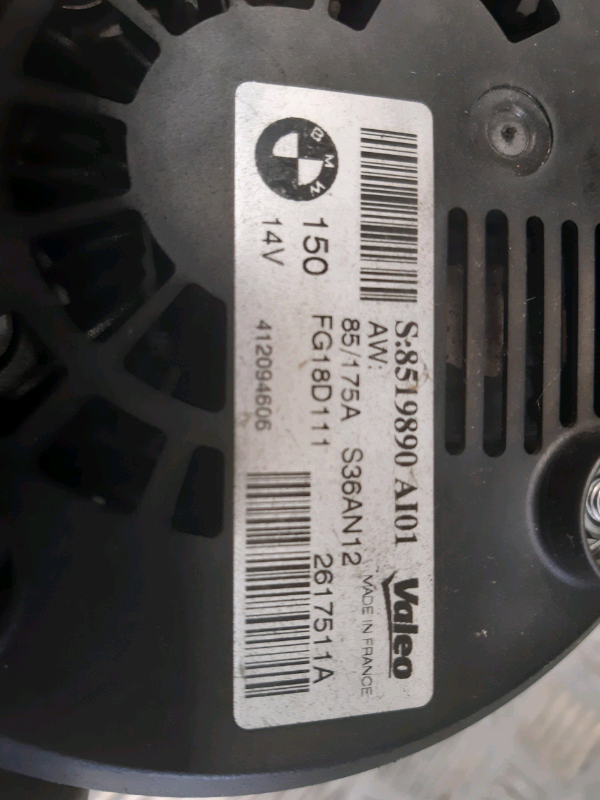 Alternatore BMW 116d anno 2013 ALT623 2617511A