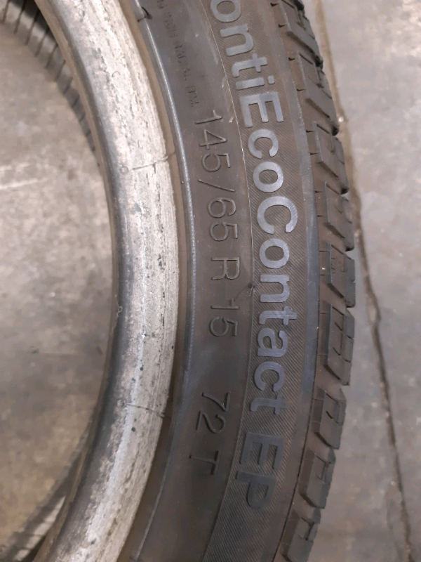 N.2 gomme estive Continental 145 65R15 72T GOMMUS144