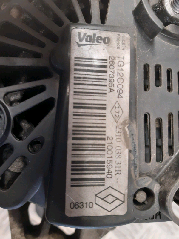 Alternatore usato Dacia duster 1.5dci 2010 ALT634 2607395A