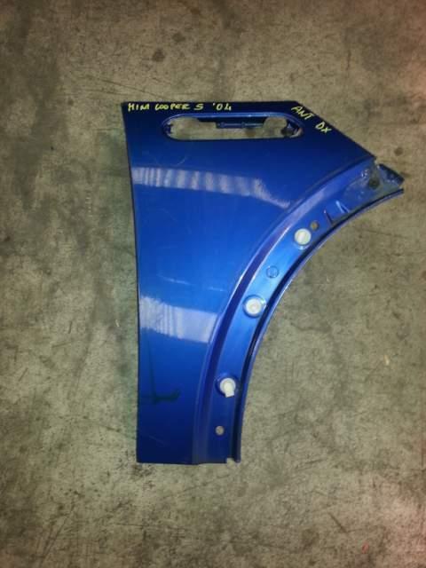 Parafango anteriore dx mini cooper s del 2004 col blu