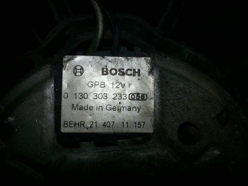 Ventola radiatore porsche boxter 2.5 cod bosch 0130303233