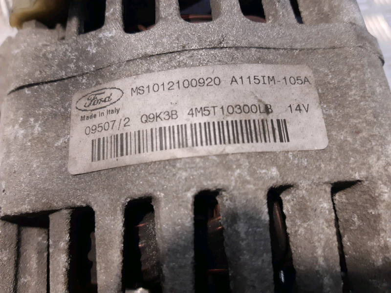 Alternatore Ford focus 1.8tdci 2008 ALT343 4M5T-10300LB