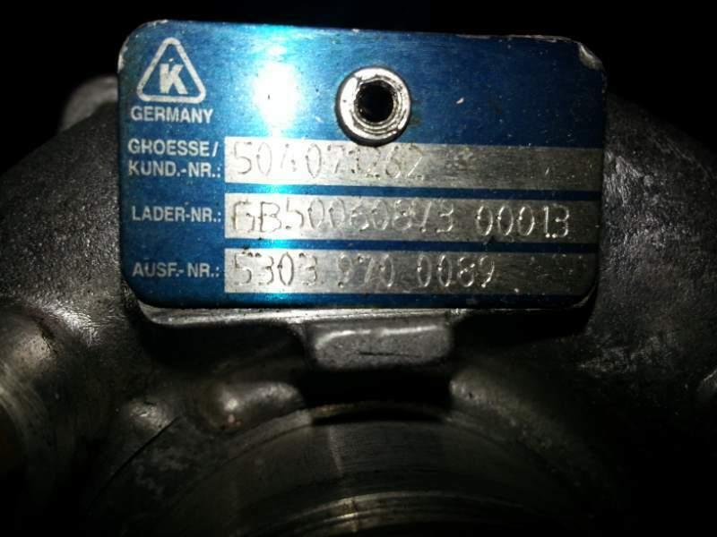 Turbina fiat - iveco 2.3 MJ 53039700089