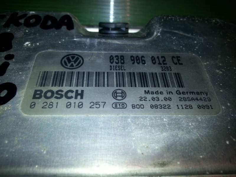 Centralina skoda 1.9 SDI BOSCH 0281010257