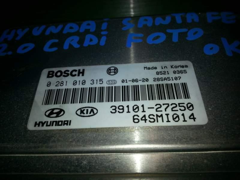 Centralina HYUNDAY santa fè 2.0 CRDI BOSCH 0281010315