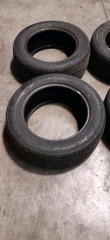 N.4 gomme estive LANDSAIL 255 55 R18 109W DOT 0418 GOMMUS226