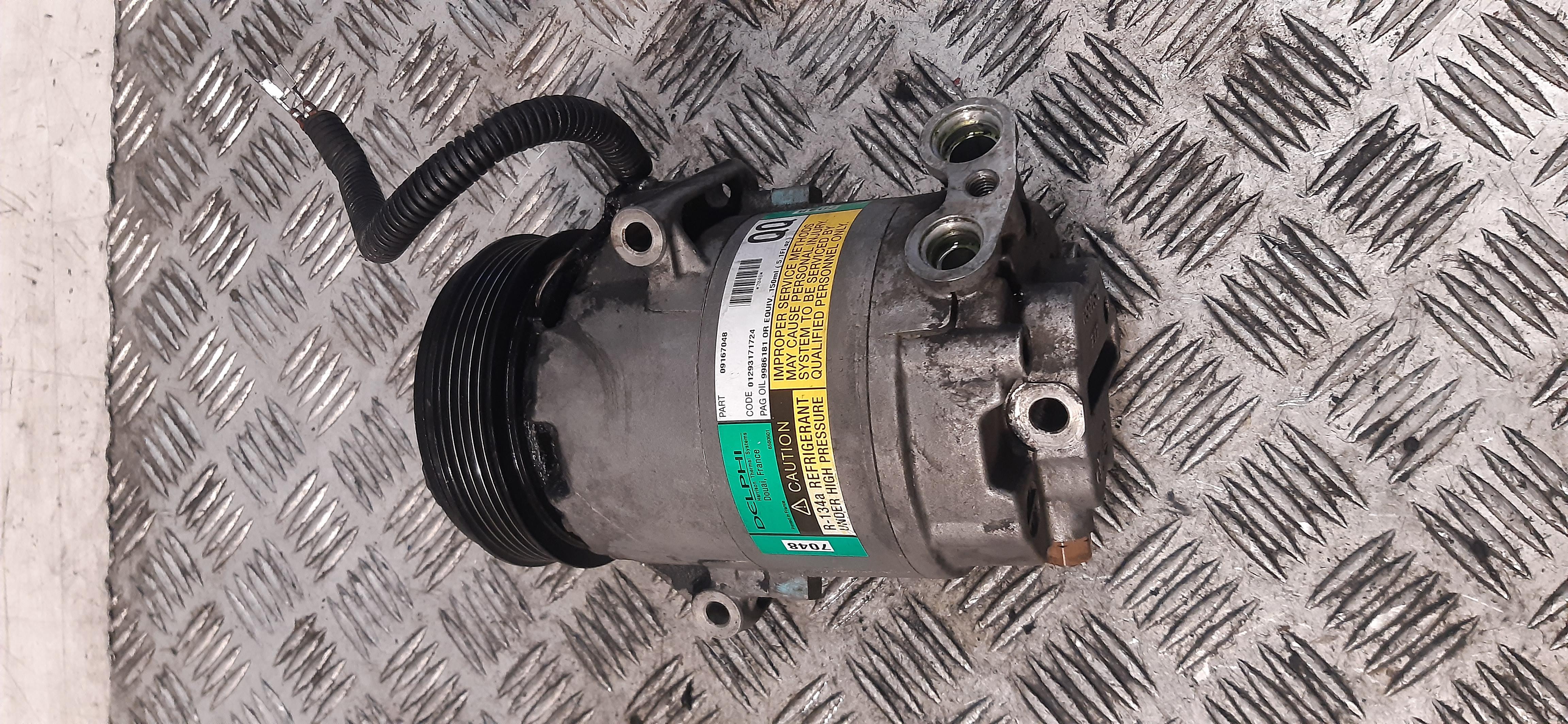 Compressore clima Opel Agila 1.2B 2001 Z12XE 09167048 COMU711