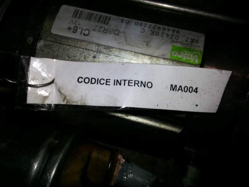 Motorino avviamento per fiat scudo 2.0 JTD &#039;06 cod 96469722