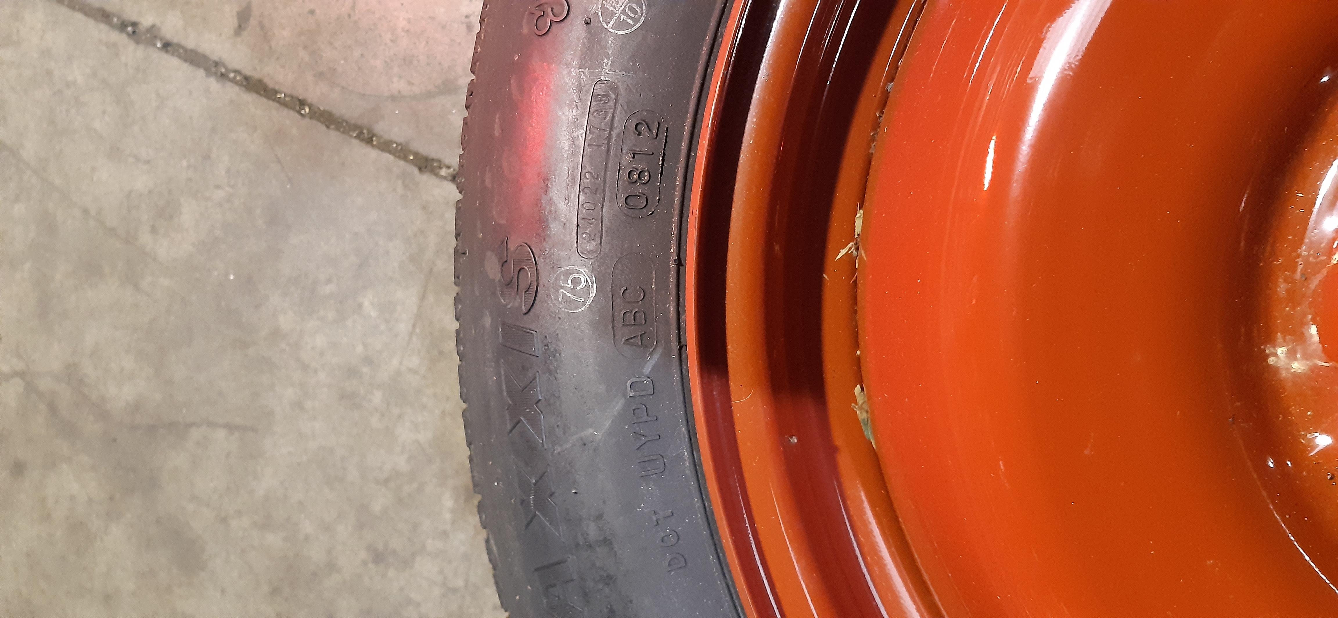 Ruotino di scorta MAXXIS Fiat 16 2.0MJ 2013 5P T135 90 D16 102M DOT0812 GOMMUS235