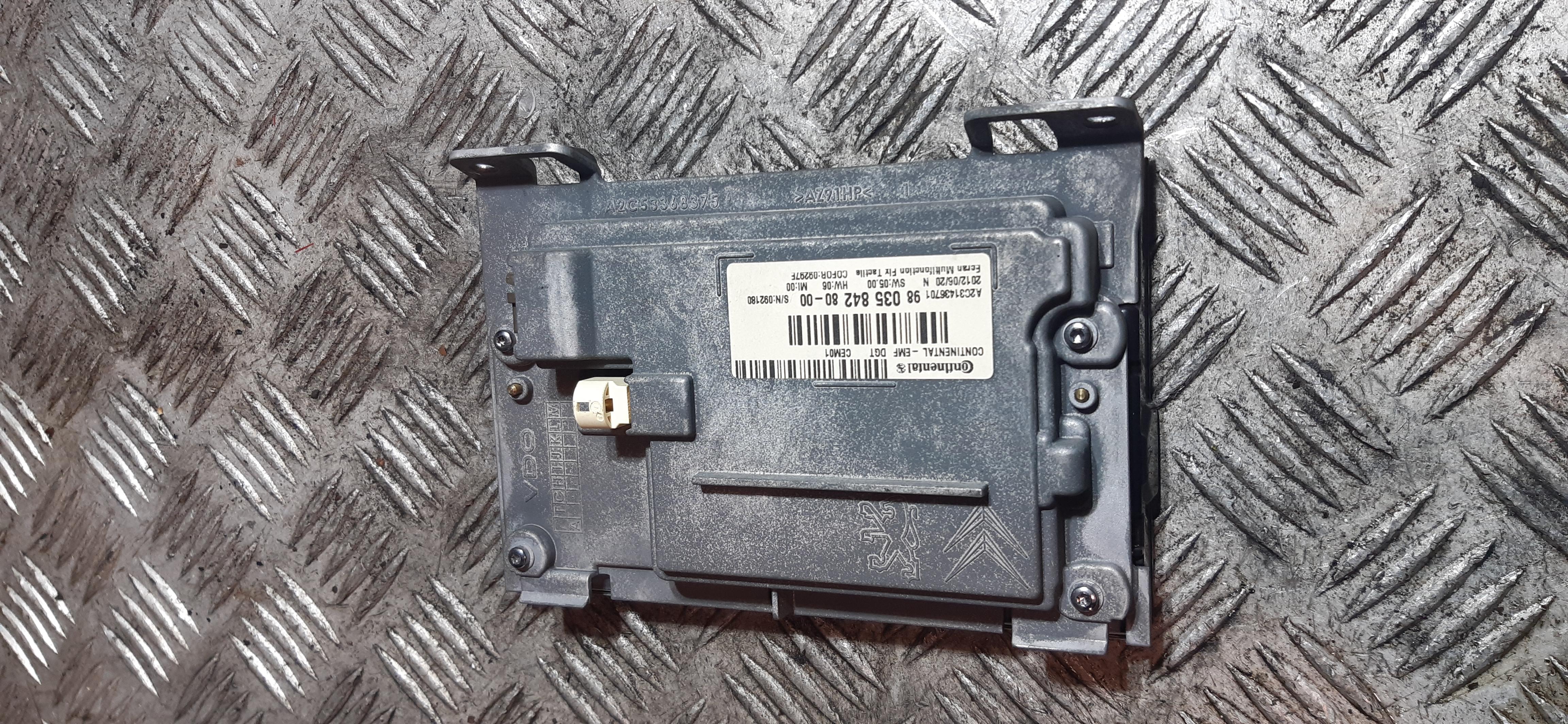 Display Peugeot 208 2014 5P 9803584280 PULS1212