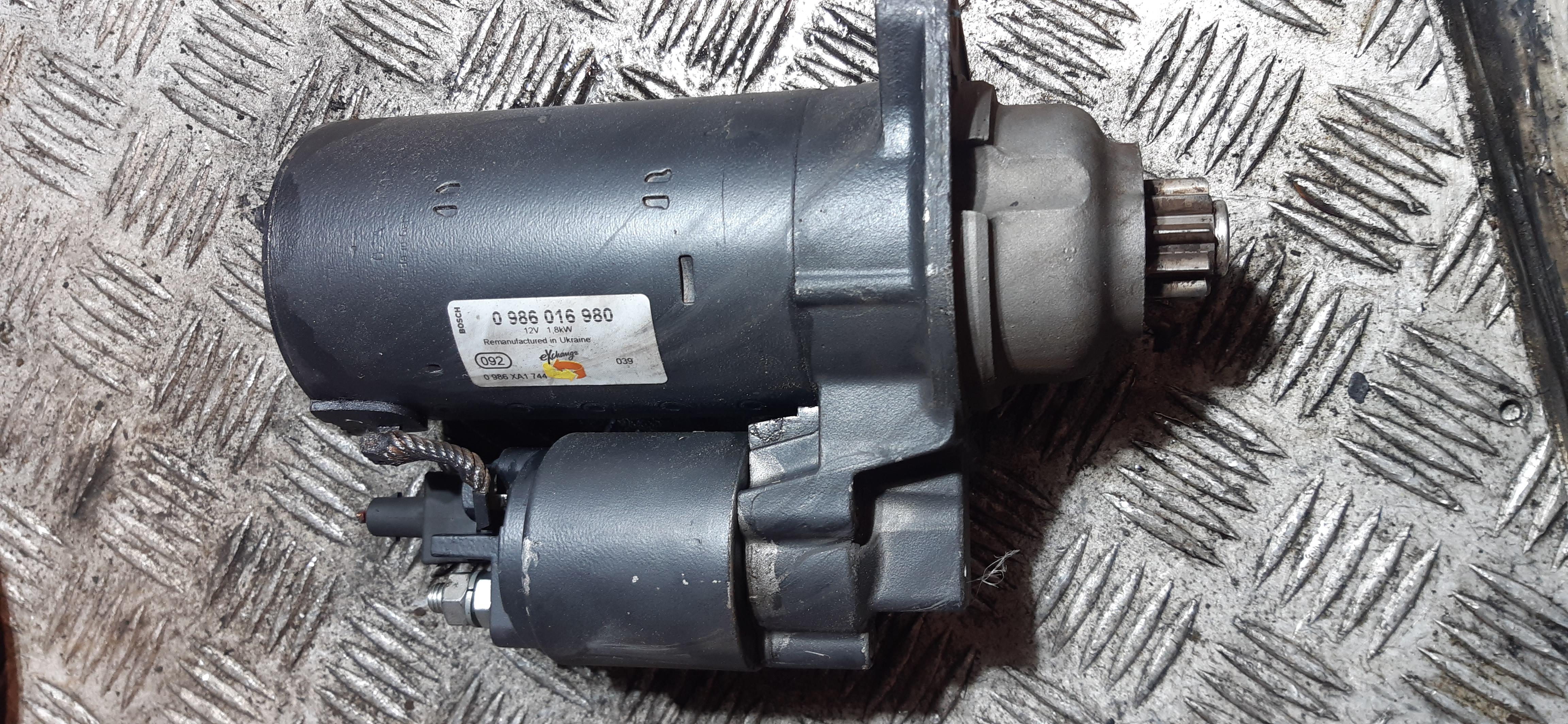 Motorino avviamento VW Golf 4 1.9TDI 2002 AXR 0986016980 MA916