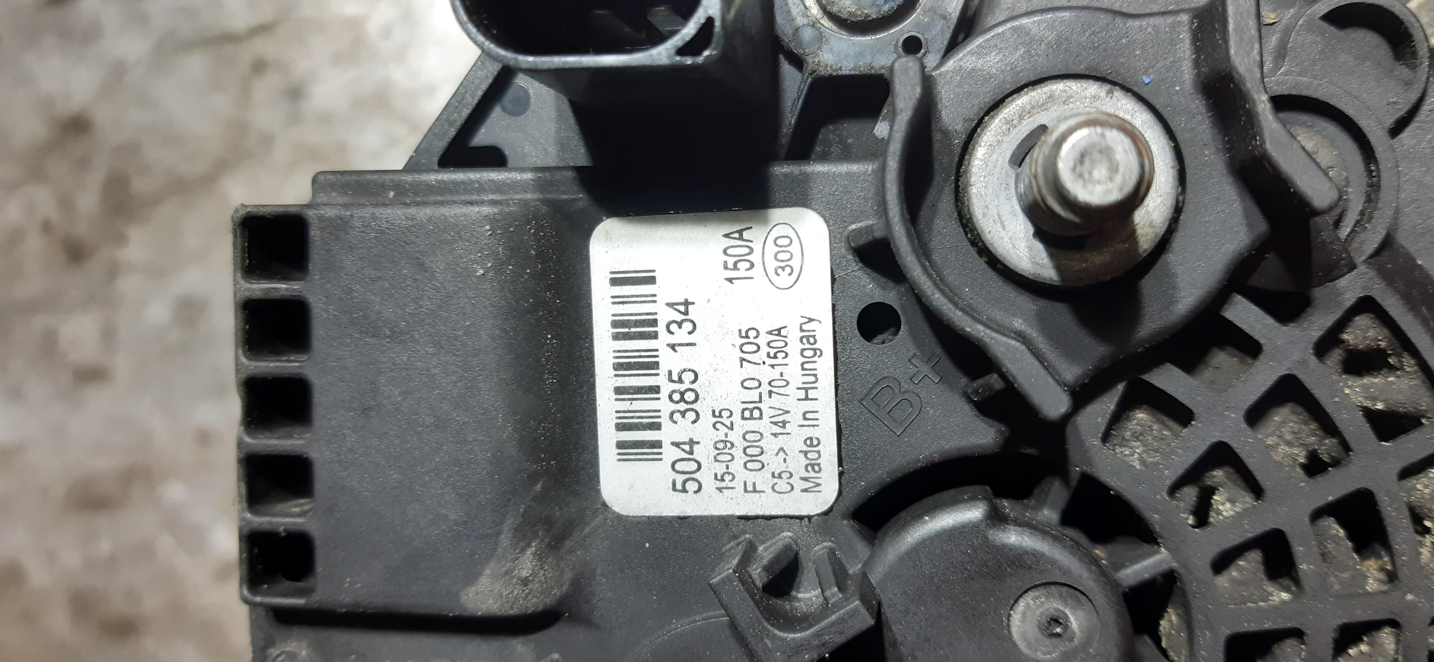 Alternatore Fiat Ducato 2.3MJ 2018 F1AE3481D 504385134 ALT791