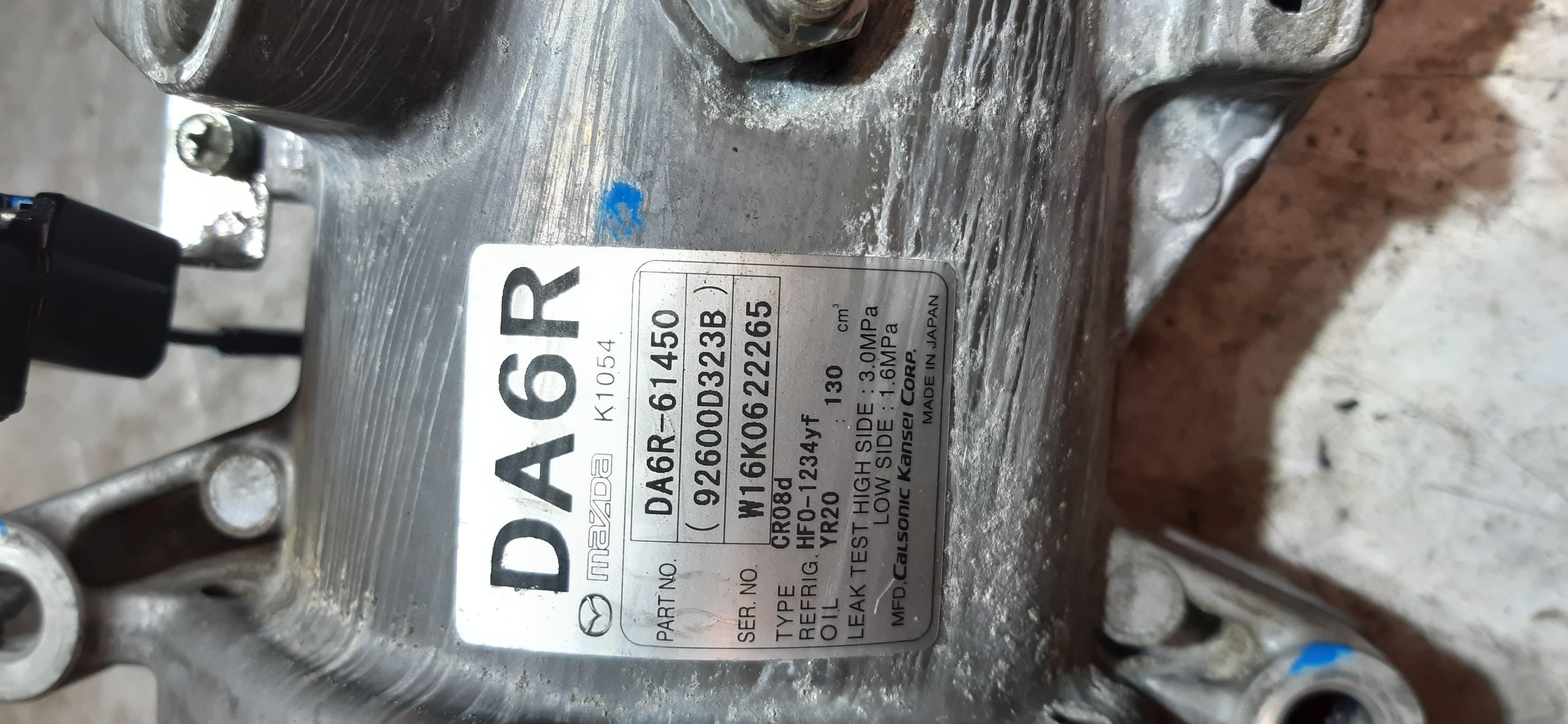 Compressore clima Mazda CX-3 1.5TD 2018 S5 DA6R1450 COMU765