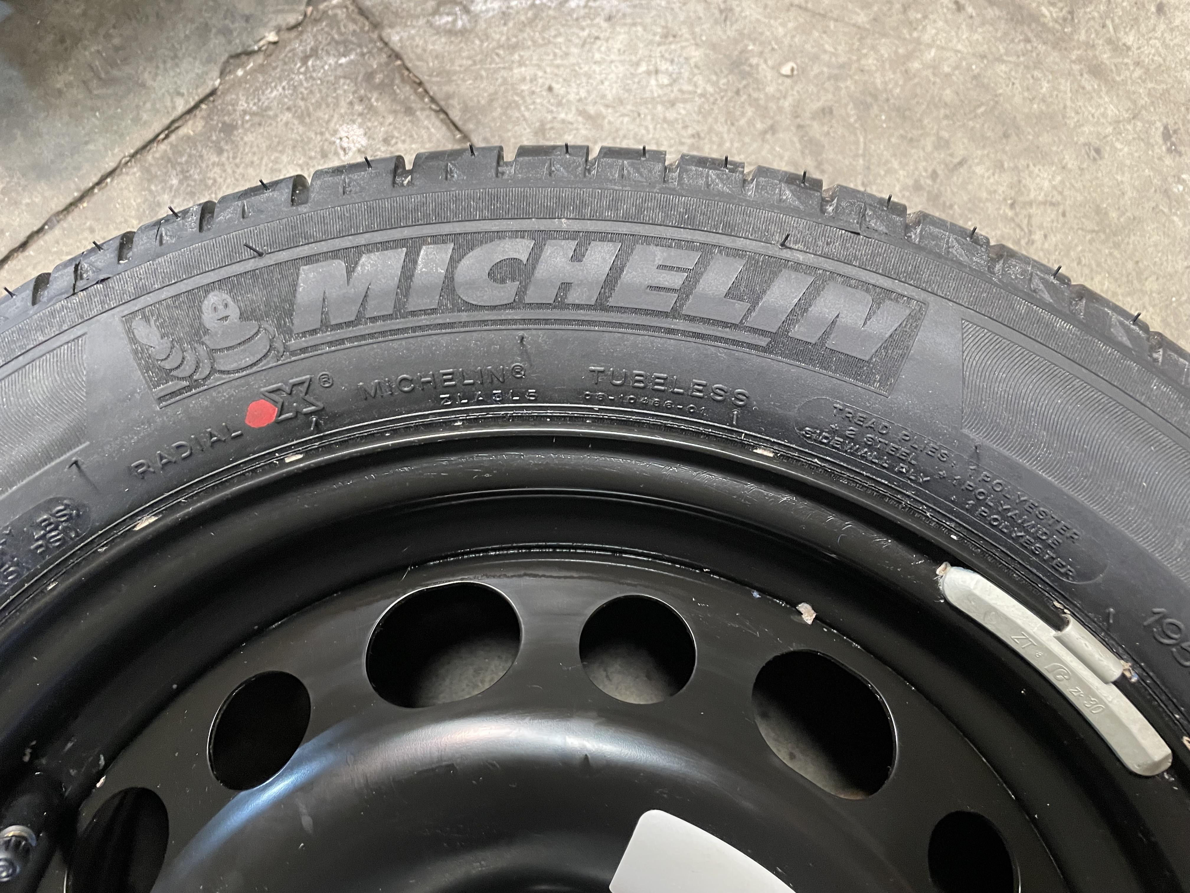 RUOTA DI SCORTA MICHELIN 195/55 R16 PEUGEOT 208 1.2B 2014 DOT1014 6JX16H2ET23 GOMUS261