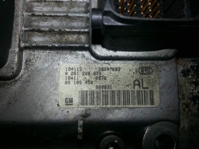 Code opel 1.2 Z12XE BOSCH 0261206075