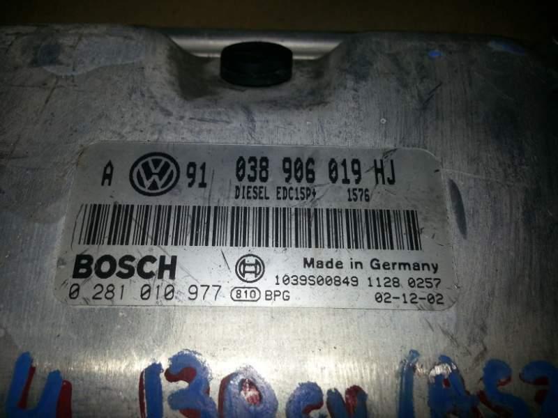 Centralina volksvagen golf 4 130 CV BOSCH 0281010977