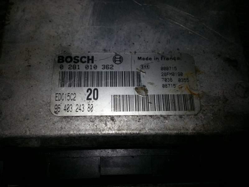 Centralina Peugeot 306 2.0 HDI BOSCH 0281010362