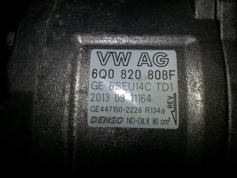 Compressore clima usato Vw polo 1.6 benz 2014 - 6Q0820808F