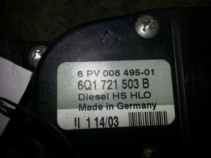 Pedale acceleratore per VW polo 1.4 tdi del 2004