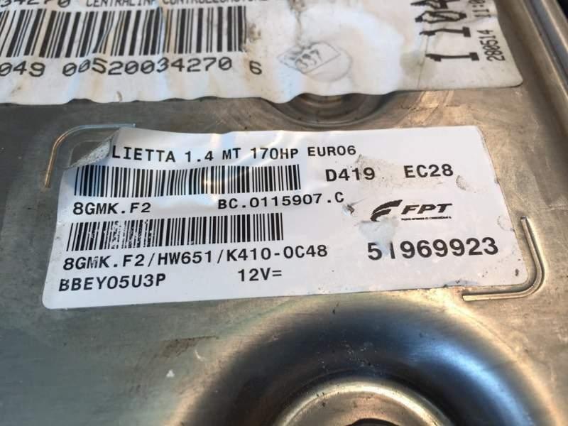 Centralina Alfa Romeo giulietta 1.4 TRB MAGNETI MARELLI 51969923 KM0