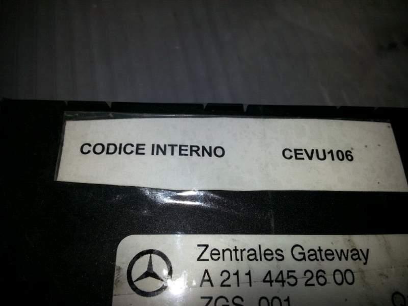 Centralina chiusura cent per MB clas E 280 CDI del 2006 sw