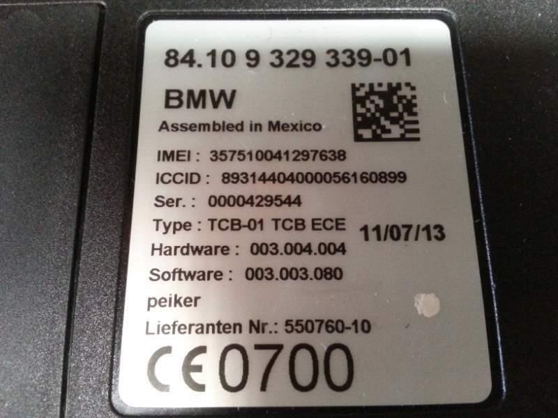 Centralina controllo telefono usata Bmw 320 d touring 2013